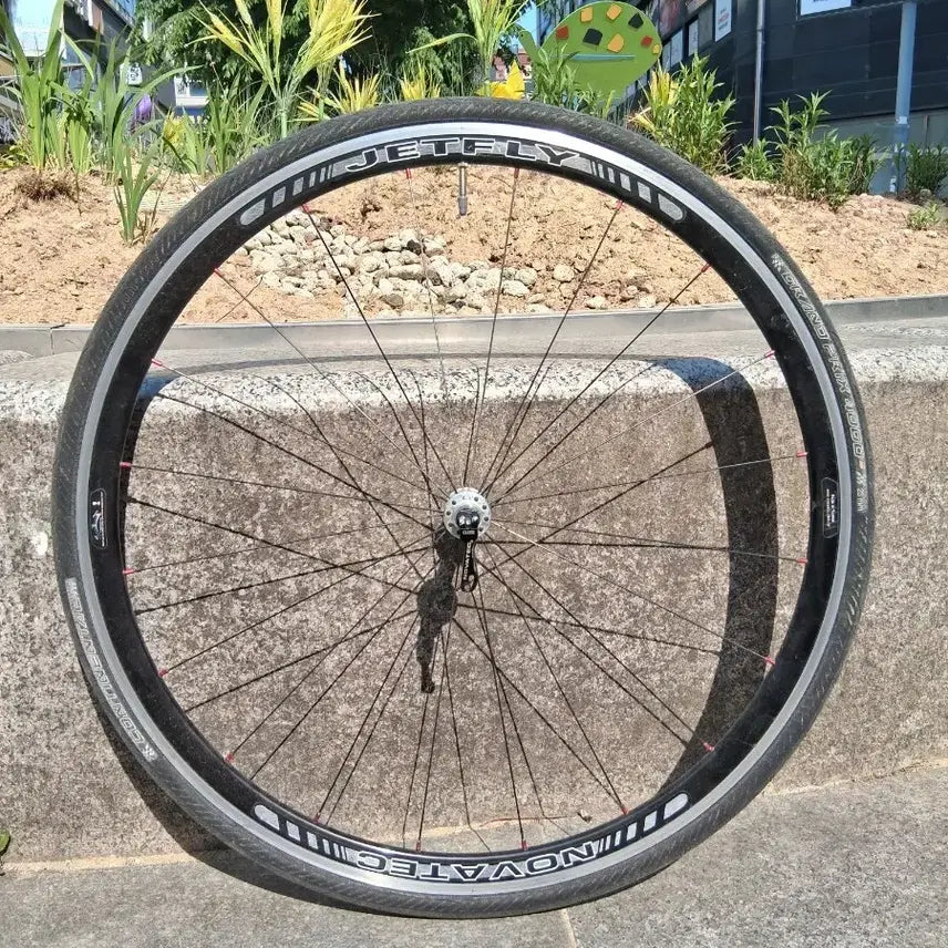 [BUNJANG] Novatec Jet Fly Road Rim Clincher Front Wheel / 노바텍 젯 플라이 로드 림브 클린처 프론트 휠 판매 교신
