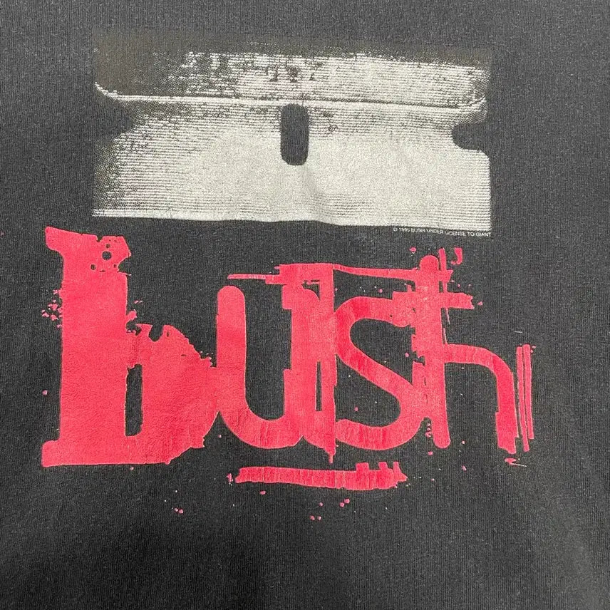 [BUNJANG] BUSH Razorblade Suitcase 90s Original Vintage T-Shirt / Giant택 90s 오리지널 빈티지 부시(BUSH) XL
