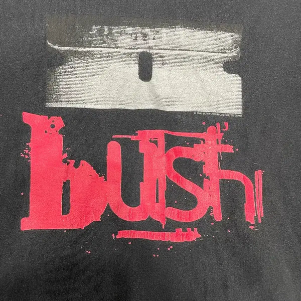 [BUNJANG] BUSH Razorblade Suitcase 90s Original Vintage T-Shirt / Giant택 90s 오리지널 빈티지 부시(BUSH) XL