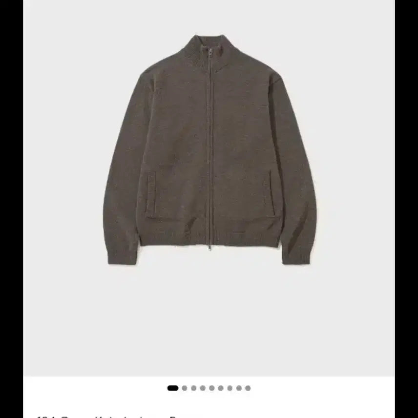 [BUNJANG] My Library 124 Cover Knit Jacket Brown L / 마이라이브러리 124 커버 니트 자켓 브라운 L
