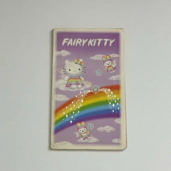 [BUNJANG] Classic Kitty Fairy Rainbow Sticky Notes Memo Pad / 고전 키티 페어리 무지개 포스트잇 메모지