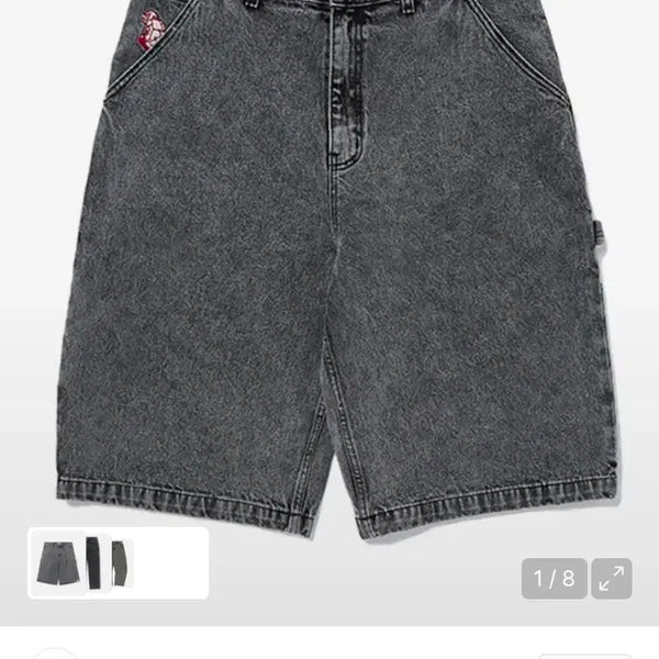 [BUNJANG] Wekee And Us Draggy Work Shorts Black / 위캔더스 DRAGGY WORK SHORTS black