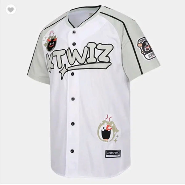 [BUNJANG] KT Wiz Lee Kang-min Green Marked Baseball Jersey / kt wiz 케이티 위즈 반다나 그린 이강민 마킹 유니폼 원가이하 양도