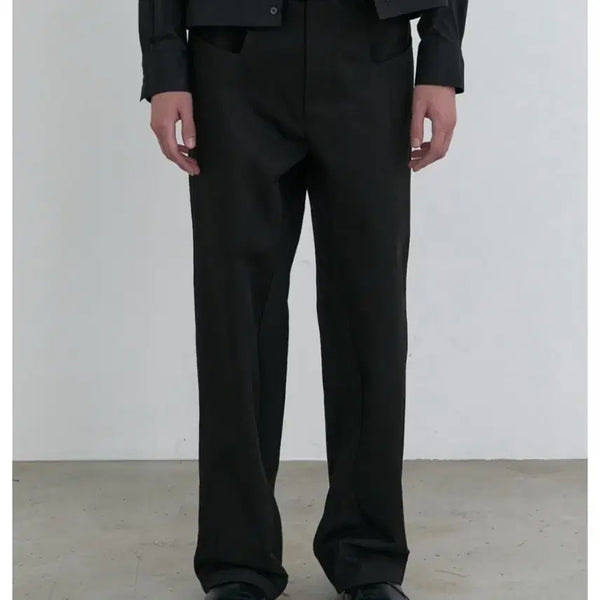 [BUNJANG] Aieul Harmony Trousers Black (LLUD Exclusive) / Aieul armony trousers[LLUD Exclusive]