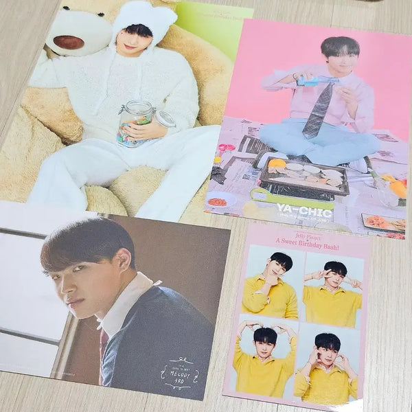 [BUNJANG] BTOB Im Hyunsik Bundle Set Postcards, Posters / 비투비 임현식 공식 엽서 , 포스터 등 일괄 판매