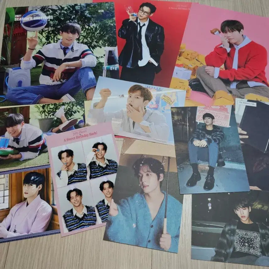 [BUNJANG] BTOB Lee Minhyuk Bundle Set Postcards & Posters / 비투비 이민혁 공식 엽서 , 포스터  등 일괄 판매