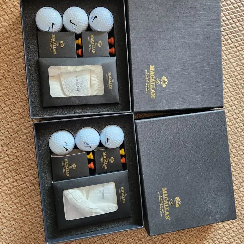 [BUNJANG] Macallan Golf Ball, Glove, and Tee Set (2 Sets) / 맥켈란 골프공/장갑/티 세트 (2개)