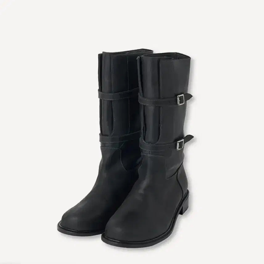 [BUNJANG] Hohwus Black Mid Boots (Size 235) / 호와스 미들부츠 235