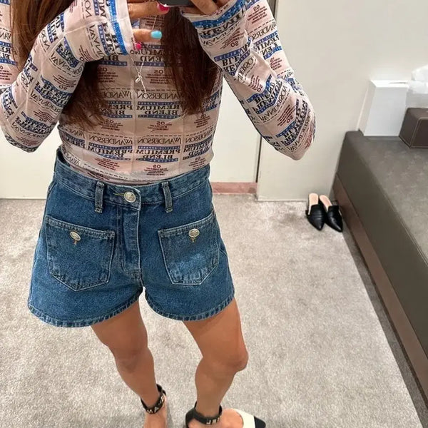 [BUNJANG] Pocket Denim Shorts (New) / 포켓 데님 쇼츠(새상품)
