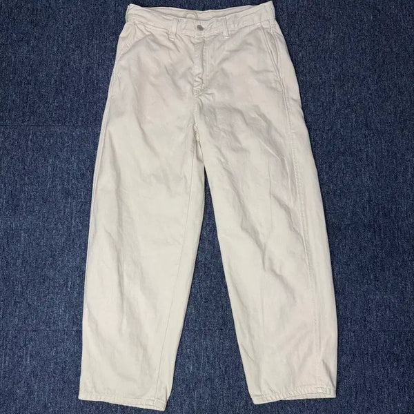 [BUNJANG] Uniqlo Wide Tapered Jeans (Natural) / 유니클로 와이드테이퍼드진(컬러: 30내추럴) | 상태좋음