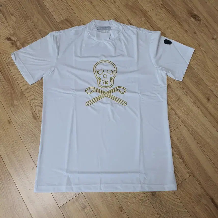 [BUNJANG] Mark &ロナ Skull Short-Sleeve T-Shirt (White, Size 95) / 마크앤로나 해골 반팔티 냉감티셔츠 (95사이즈)화이트 색상(새상품)