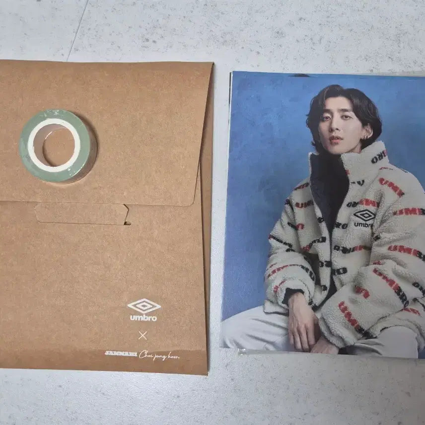 [BUNJANG] Jannabi Choi Jung Hoon Umbro Collaboration Masking Tape & Postcard Set / 잔나비 최정훈 엄브로 콜라보