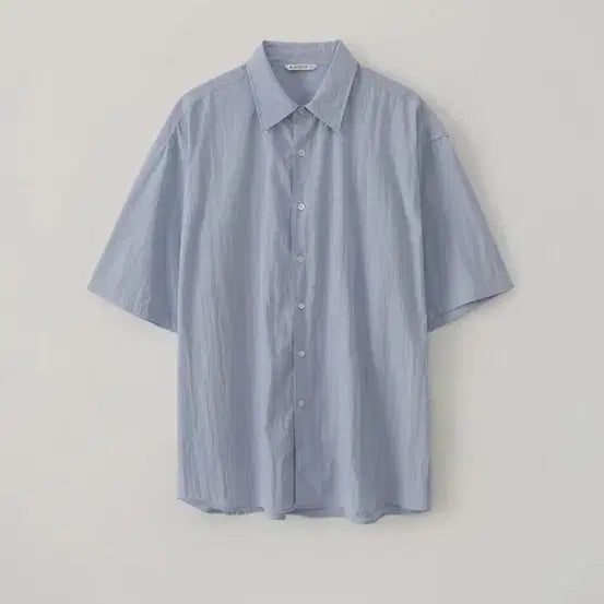 [BUNJANG] Blankroom Bridge Half Shirt Silver Blue / [3] 블랭크룸 브리지 하프 셔츠 실버블루