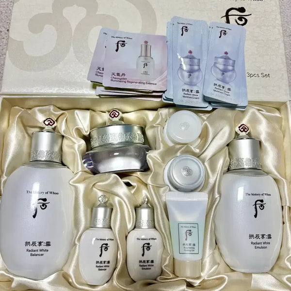 [BUNJANG] The History of Whoo Gongjinhyang Seol Whitening 3-Piece Set & Cheongidan Whitening Essence Set / 후 공진향 설 미백 3종 세트&천기단미백 에센스 (증정)