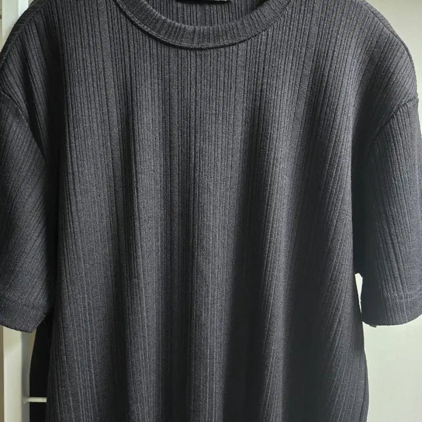 [BUNJANG] Drawfit Formalic Ribbed T-Shirt Black / 드로우핏 포멀릭 리브드 티셔츠 블랙