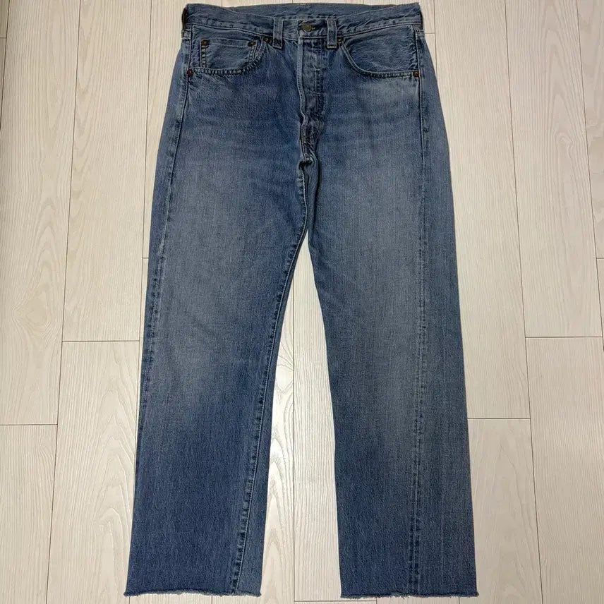 [BUNJANG] Levi's Vintage Clothing 47501 Selvedge Cut-off Jeans / [32] LVC 47501 셀비지 컷오프 청바지