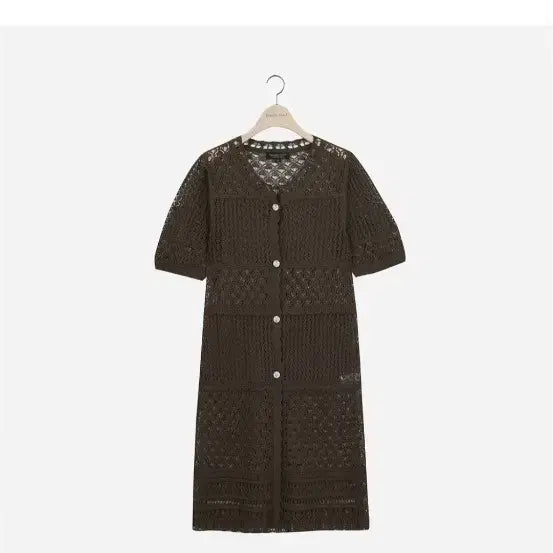 [BUNJANG] Thursday Island Scasi Short Sleeve Long Cardigan / 써스데이아일랜드 스카시반팔롱가디건