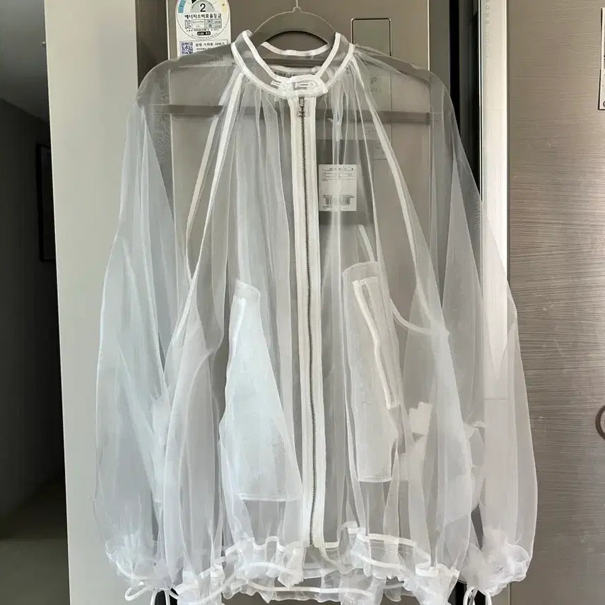 [BUNJANG] Enfold Organza Zip-Up New Arrival / Enfold 오간자 집업 새상품
