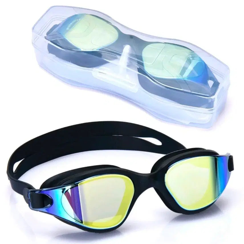 [BUNJANG] Ergonomic Anti-Fog Goggles with Mirror Coating / (새상품) 미러 김서림방지 물안경 눈이 편한 인체공학 수경
