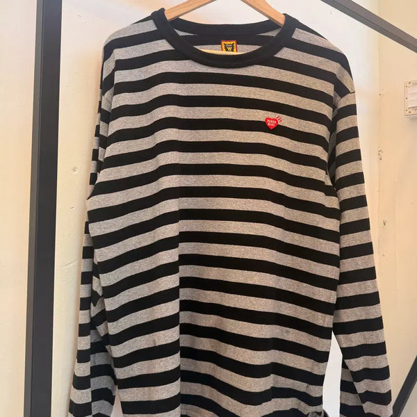 [BUNJANG] Human Made Striped Long Sleeve T-Shirt / 휴먼 메이드(Human Made) 스트라이프 롱슬리브 티