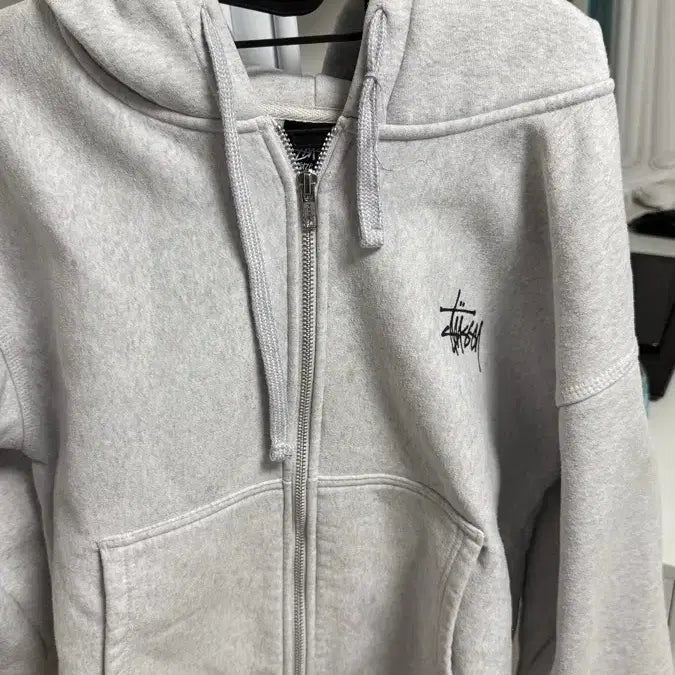 [BUNJANG] Stussy Hoodie Zip-Up White / 스투시 후드집업