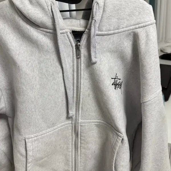 [BUNJANG] Stussy Hoodie Zip-Up White / 스투시 후드집업