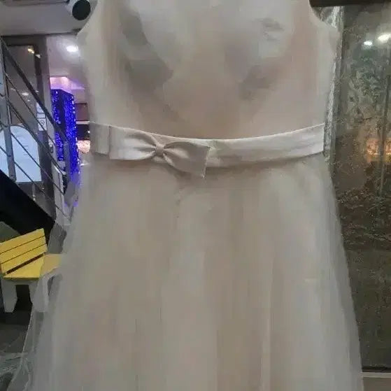 [BUNJANG] Cream Mini Dress / 미니 드레스 (크림색 )
