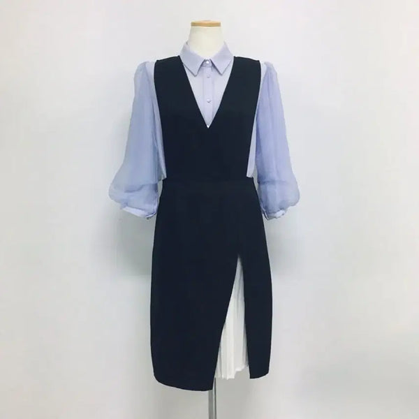 [BUNJANG] Twee Purple Organza Blouse / Twee 퍼플 오간자 블라우스