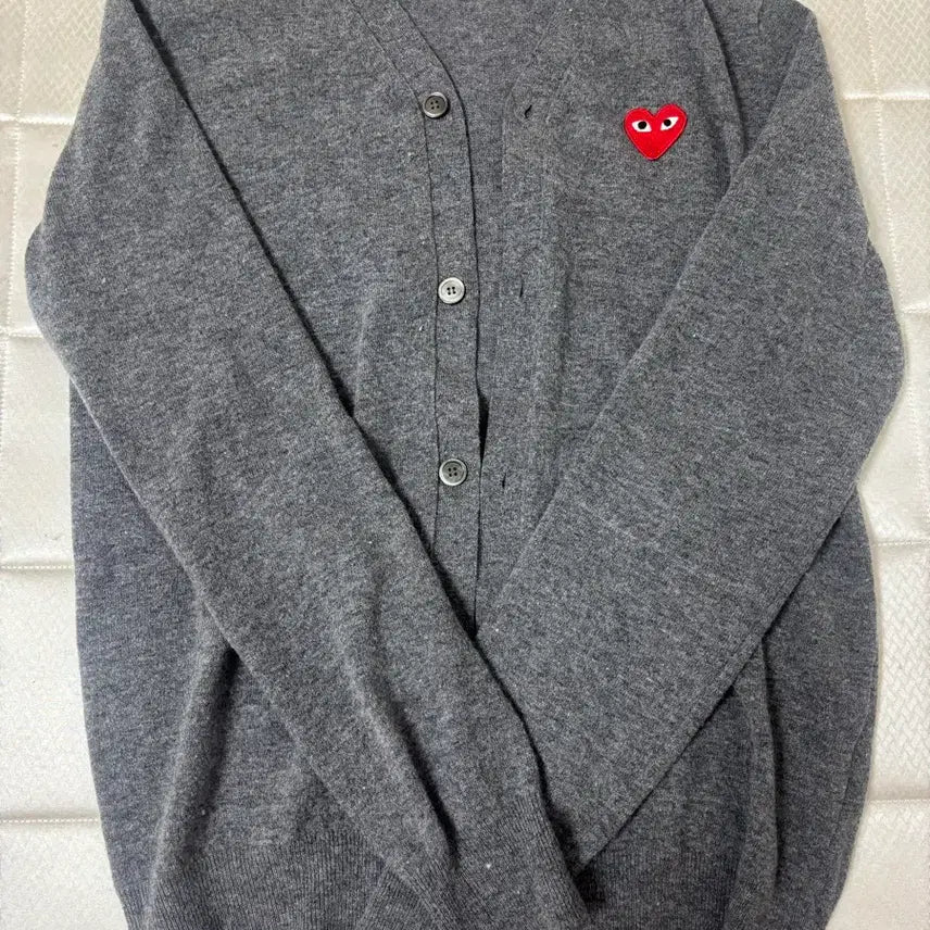 [BUNJANG] Comme des Garçons Grey Cardigan (Near Mint) / L 꼼데가르송 회색 가디건(새상품급)