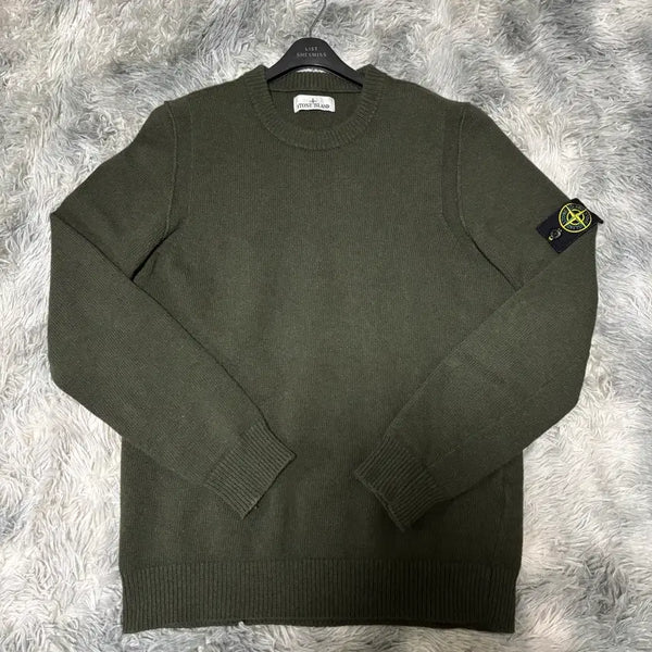 [BUNJANG] Stone Island Knit Green / S급 스톤아일랜드 니트 그린