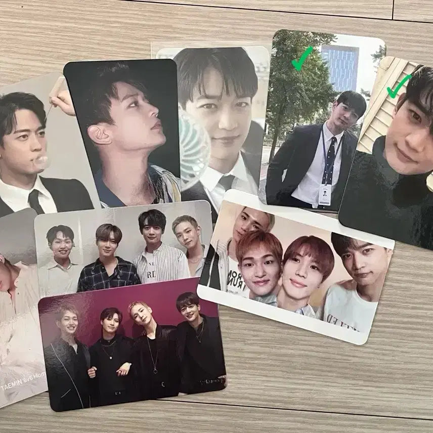 [BUNJANG] SHINee Minho Taemin Group Bundle Set Photocard / 샤이니 최민호 포토카드 일괄