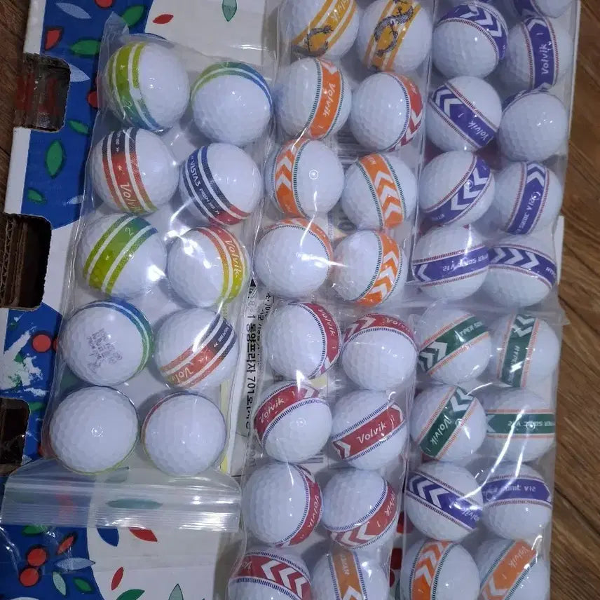 [BUNJANG] Volvik X-ia Hyper Sonic Yongball Vista Premium Lost Golf Balls (50pcs) / 볼빅 엑시아 하이퍼소닉 용볼 비스타 프리미엄/ 필드용 로스트볼 50알
