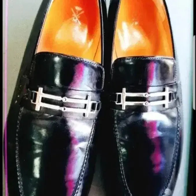 [BUNJANG] Suto Mandela Patina Black Loafer Dress Shoes / 수토 만델라시 파티나 블랙 로퍼,드레스 슈즈