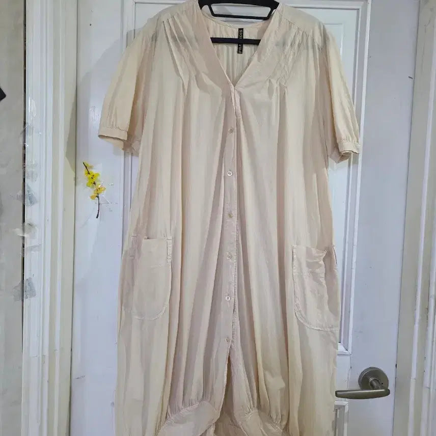 [BUNJANG] Cotton Long Dress / 여름 시원한 고급스러운 디자인이쁜 면  롱원피스  깨끗해요
