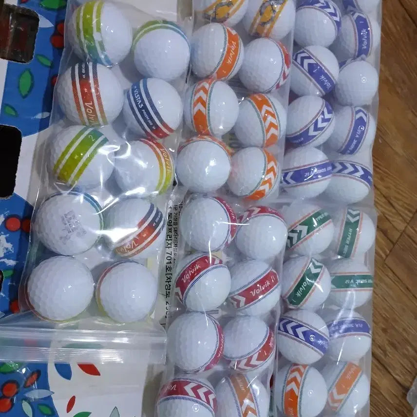 [BUNJANG] Volvik Used Golf Balls (50 Balls) - Hypersonic, Vista, Axia Models / 볼빅 로스트볼 용볼 하이퍼소닉 비스타 엑시아 포함/ 50알 필드용