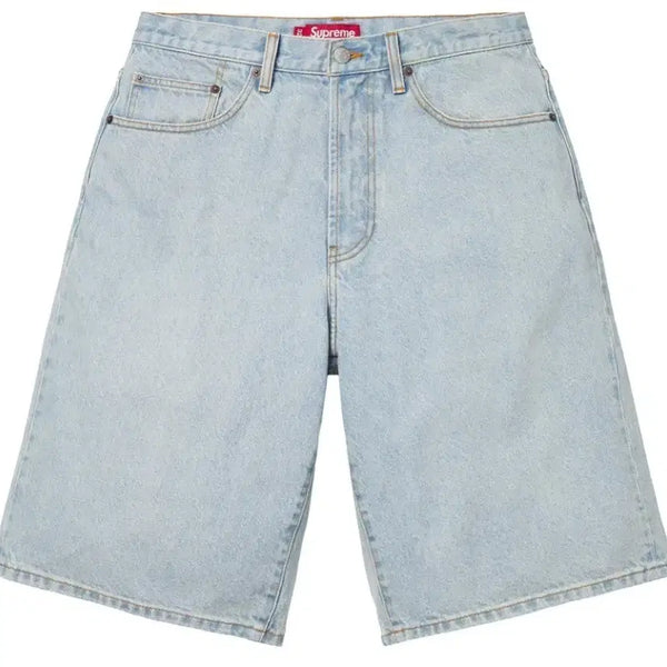 [BUNJANG] Supreme Baggy Denim Short Light Washed Indigo / 슈프림 배기 데님 쇼츠 라이트 워시드 인디고