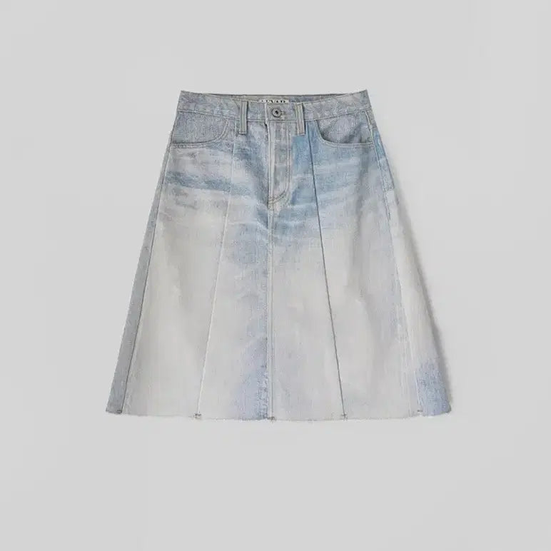 [BUNJANG] LEVAR Denim Midi Skirt - Digital Denim, Small (New) / [새제품] LEVAR 르바 데님 미디 스커트