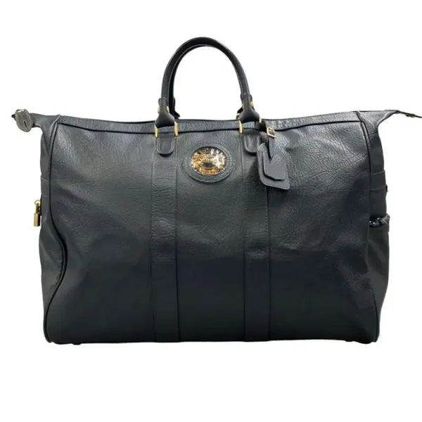 [BUNJANG] Burberry All Leather Boston Bag Navy / burberry 올레더 보스턴백