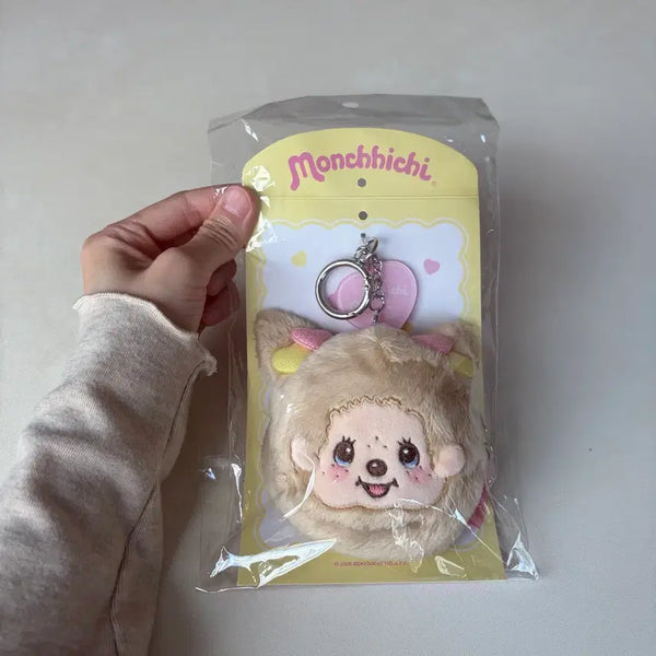 [BUNJANG] Happy Angel Monchhichi Pouch Keyring / 새상품) 해피엔젤 몬치치 파우치 키링