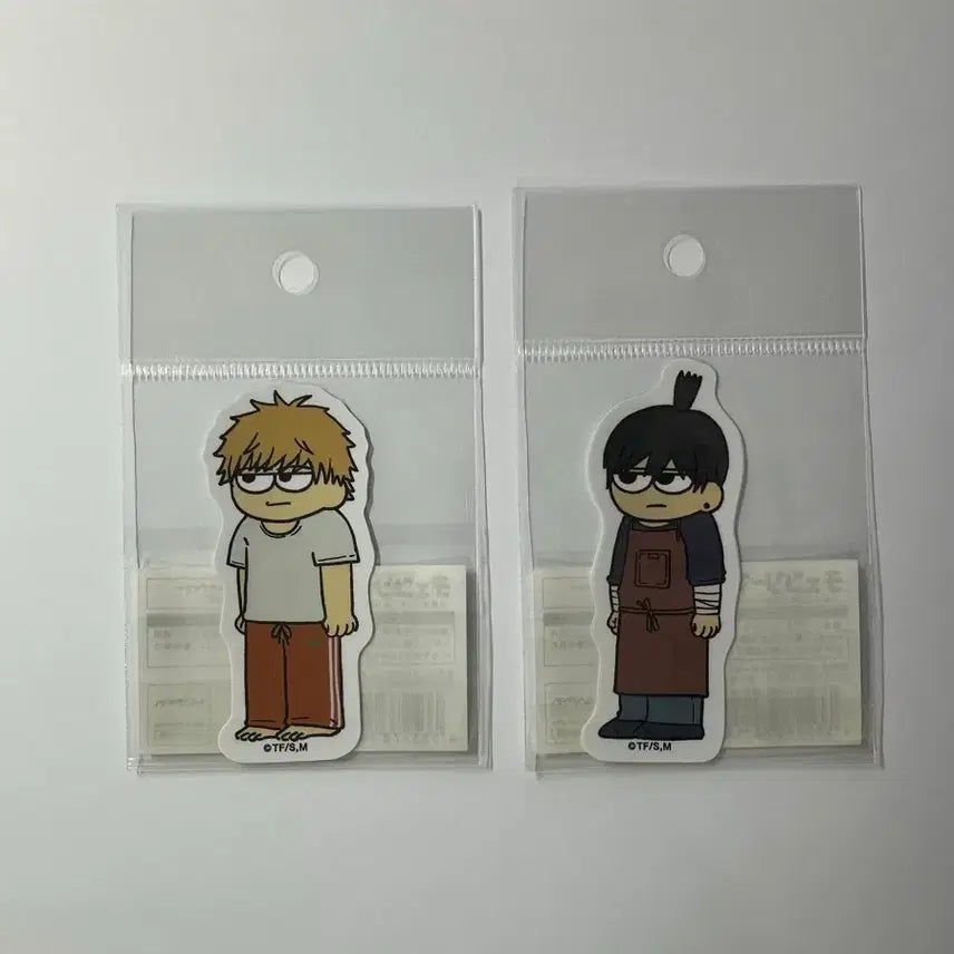 [BUNJANG] Chainsaw Man Loft Plaza Jirori Stickers (Denji, Aki) Casual Version Set / 체인소맨 로프트 플라자 지로리 스티커(덴지, 아키)