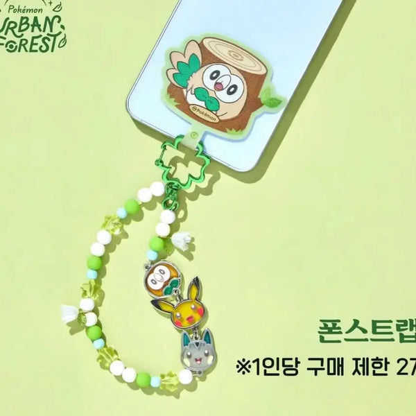 [BUNJANG] Pokemon Seoulsup Phone Strap (Rowlet, Pachirisu, Pikachu) - Sealed / 미개봉)포켓몬 서울숲 폰스트랩(나몰빼미 파치리스 피카츄)