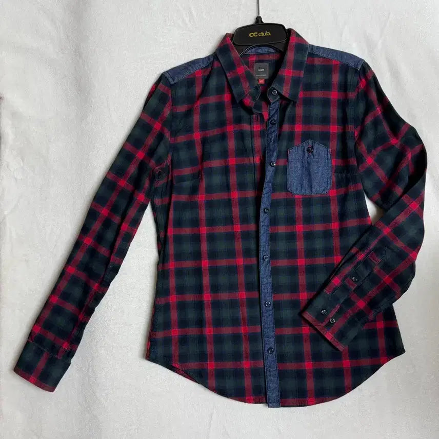 [BUNJANG] HUM Check Shirt / HUM 체크 남방