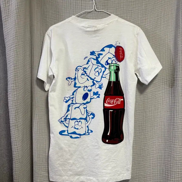 [BUNJANG] Vintage 90s Coca-Cola Authentic T-Shirt (Tagged XL / Fits M-L) / 빈티지 90s 코카콜라 정품 티셔츠 (표기 XL / 실측 M-L)