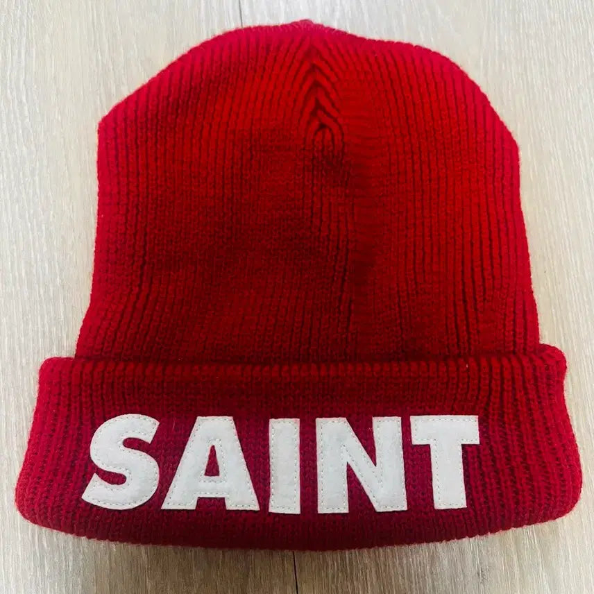 [BUNJANG] Saint Michael 23AW Beanie Red / 급처) 세인트 미카엘 비니 23AW 레드