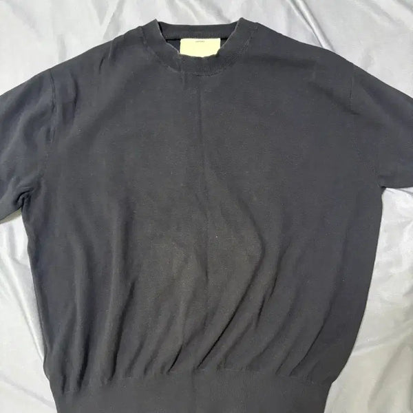 [BUNJANG] Pottery Short Sleeve Comfort Crewneck Knit 3 Size / 포터리 숏슬리브 컴포트 크루넥 니트 3사이즈