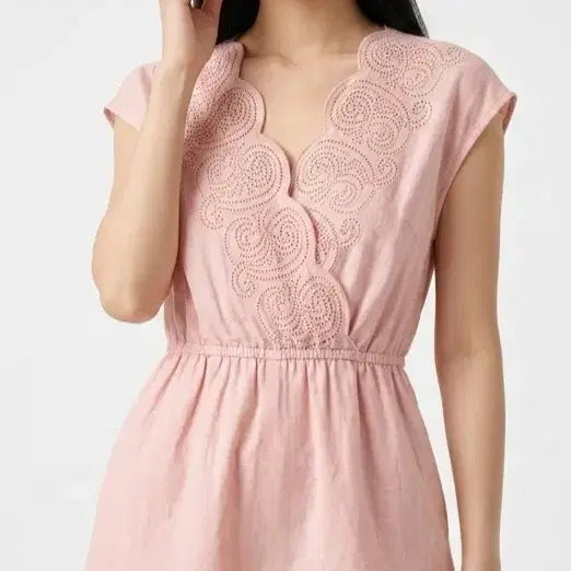 [BUNJANG] MISO Lace Mini Camisole Dress Bikini Cover-up / 미쏘 레이스 미니 나시 원피스 비키니 커버업