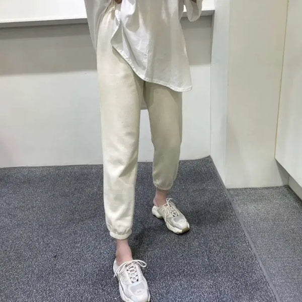 [BUNJANG] Ivory Jogger Training Pants / 백염 조거 트레이닝 팬츠