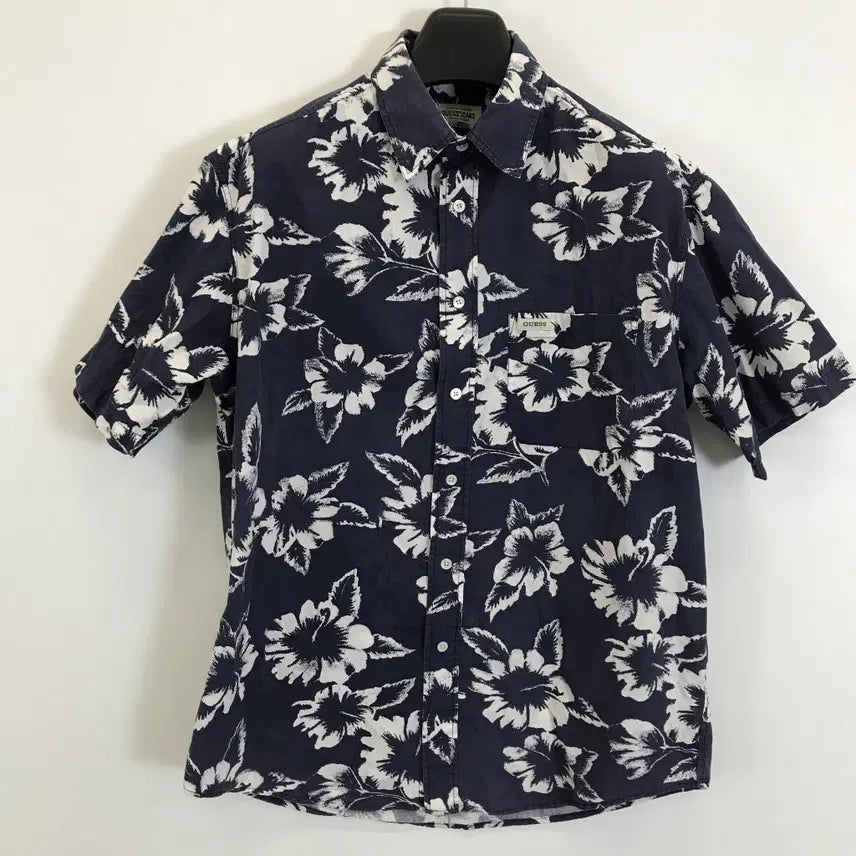 [BUNJANG] Guess 90s Hawaiian Short Sleeve Shirt / GUESS 게스 90s 하와이안 반팔셔츠 [100]