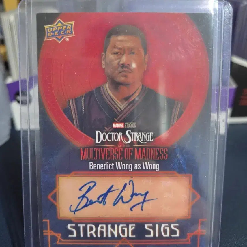 [BUNJANG] Marvel Benedict Wong Doctor Strange Autographed Card / 마블) Marvel 닥터 스트레인지 베네딕트 웡 오토