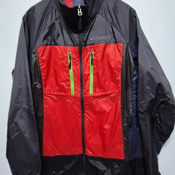 [BUNJANG] Discovery Expedition Windbreaker Jacket Black/Red Size 95 / [남성점퍼]디스커버리 바람막이 자켓 블랙/레드 95